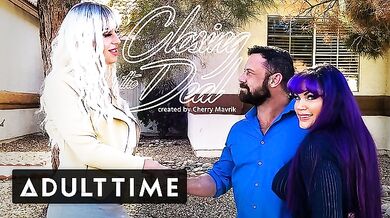 ADULT TIME Couple Gets Into A Threesome With Real Estate Agent