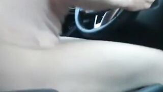 Horny Couple Fucks In His Car