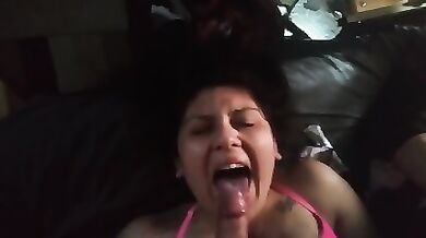 Michelle Get Mouth Fucked & Facial