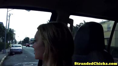 Hot teen gets a big load on her pretty face