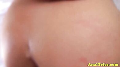 Amateur babe assfucked POV
