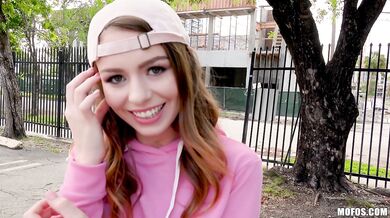 Ultra hot teen Alex Blake gets public dicking for 20 bucks