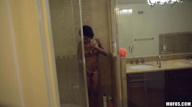 Bigtit Ebony Stepsister's Post Voyeur Titfuck
