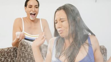 Escalating Pranks lead up to Vagitarian Pussy Licking