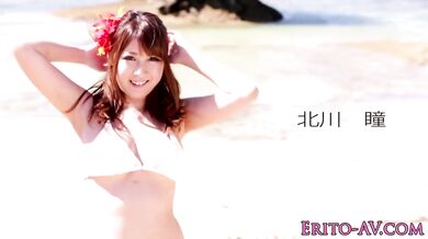 Japanese babes on the beach squirting from their pussies.