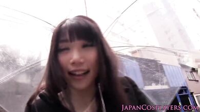 Japanese cosplay model fucked missionary