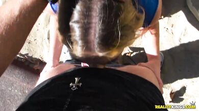 Hot girl gets fucked at the playground