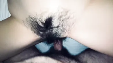Hairy Korean Cuckold Wife Enjoy Fuck In Her Bushy Pussy - Caliente Momma