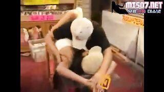 Korean Girl Forced To Suck And Fuck At The Video Store
