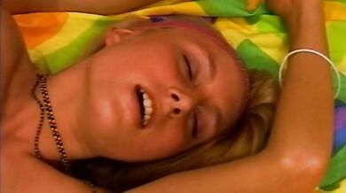 Pole Stuffed Voracious Blonde Damsel S Wet Tang