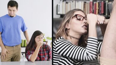 Ms. Chechick cheats on Nerdy Asian Girl - Live on Cam!