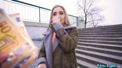 Slowly but Surely Money Makes Russian Blonde Blow