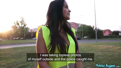 Litter Picker Fucked in the Woods