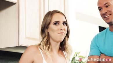 DIGITAL PLAYGROUND Hairy Babe Cadence Lux Plowed on Kitchen Floor