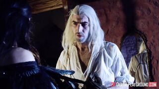Danny D fools around as Geralt and fucks black-haired babe