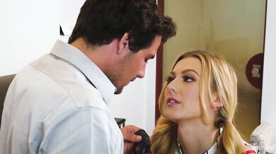 Alexa Grace has a nice surprise hidden under her teeny skirt