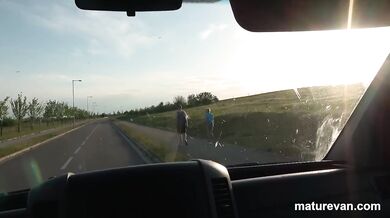 Cougar picks up Dad and Stepson