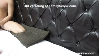 Father and StepSon Pounding an Old Bitch