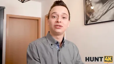 HUNT4K. Devoted girlfriend turns into a cheater and gets penetrated