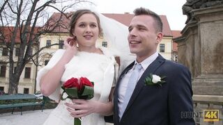 HUNT4K Attractive Czech bride spends first night with rich stranger