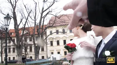 HUNT4K Attractive Czech bride spends first night with rich stranger