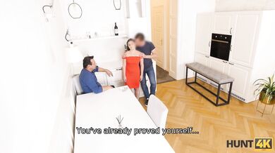 HUNT4K Smart hunter pays mans bills and in return fucks his daughter
