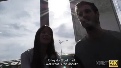 HUNT4K. Boy cant pay for hotel and he should watch his GF fucking
