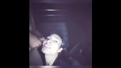Not very decent street prostitute amateur shemale cum on face and fuck
