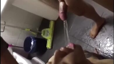 Asian Ladyboy pissing and fucking a fuck boy faggot fuck