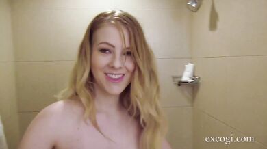 Blonde Shey Holmes Sucks Dick While Vibrating Her Wet Pussy!