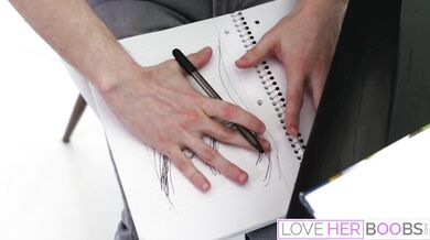 Sexy Student's Pretty Titties Are Such a Distraction