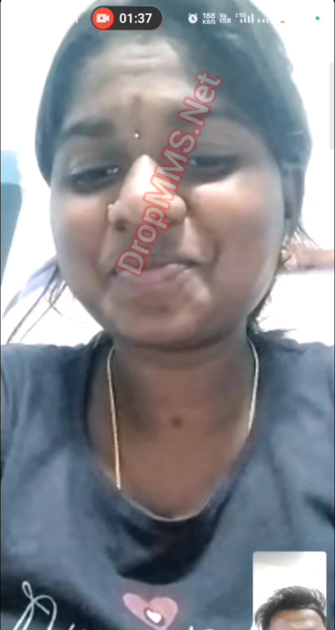 Tamil young girl show her boobs on video call